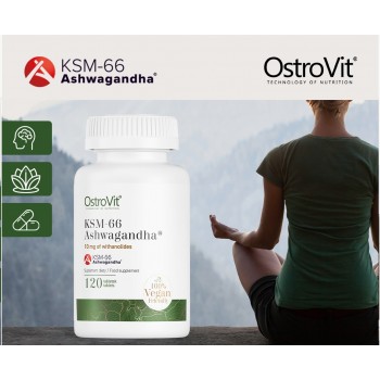 KSM-66 Ashwagandha (120kaps/120päeva) OstroVit EU