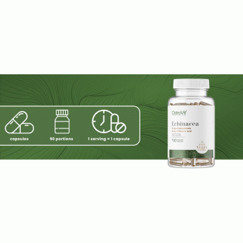 Punane päevakübar /  Echinacea (90kaps/90serv) OstroVit EU