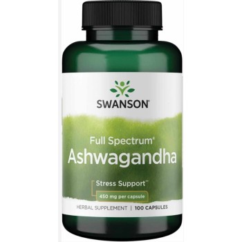 Ashwagandha (100kaps/50päeva) Swanson USA