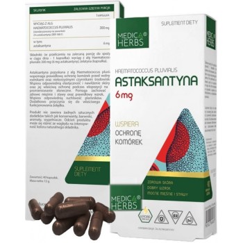 Astaksantiin 6mg  (60kaps/2kuud) MEDICA HERBS EU