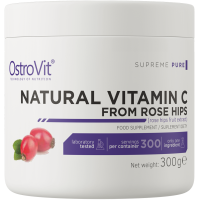 C-vitamiin Kibuvitsamarjadest naturaalne / Natural Vitamin C From Rose Hips (300g/300serv) OstroVit EU