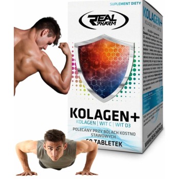 Kollageen + (60tab/60päeva) RealPharm EU    