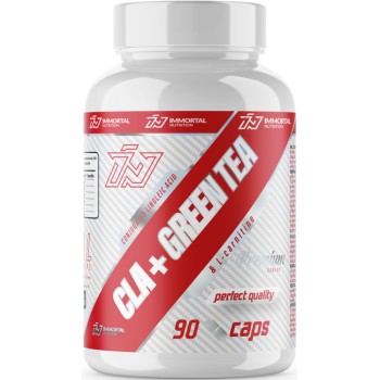 CLA + GREEN TEA + L-Karnitiin (90kaps/30serv) IMMORTAL UK