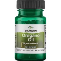 Oregano Oil 10:1 Extract 150 mg (Hingamisteedele) (120kaps/120serv) Swanson USA