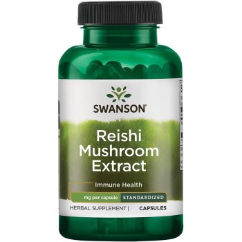 Reishi seen / Reishi Mushroom  600mg (60kaps/60serv)  Swanson USA