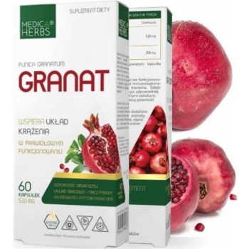 Granat 520mg Südamele (60kaps/2kuud) MEDICA HERBS EU