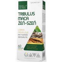 TRIBULUS / MACA / ŽENSEN (60kaps/2kuud)  MEDICA HERBS EU