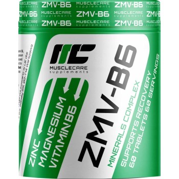 (ZMA) Magneesium B6 Tsink (60tab/60serv) MuscleCare EU