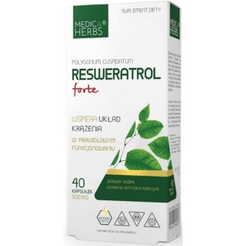 Resveratrol extract 500 mg (60kaps/2kuud) MEDICA HERBS EU