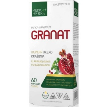 Granat 520mg (60kaps/2kuud) MEDICA HERBS EU