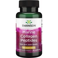 Marine Collagen 400mg Type 1 Hydrolyzed (60caps/60serv) Swanson USA